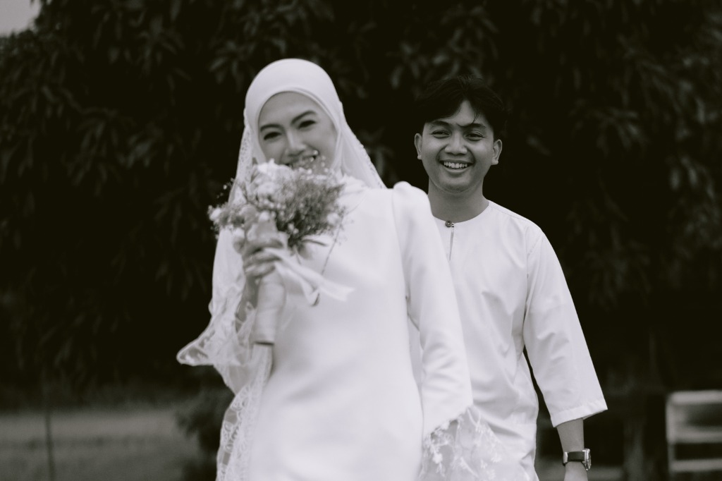 Amalin dan Muadzam ketawa bersama